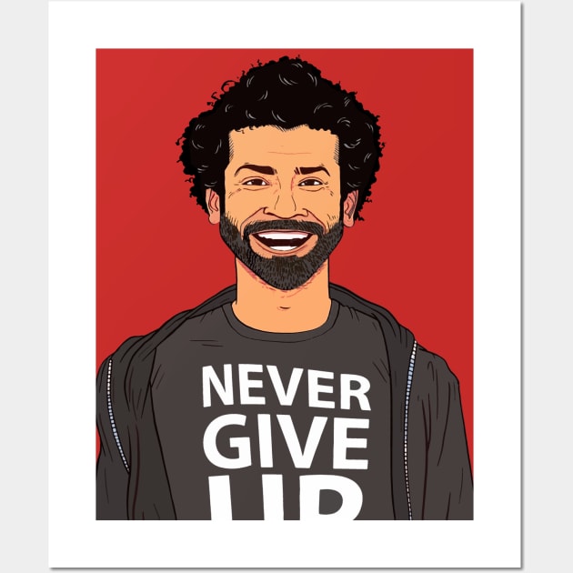 Mo never give up Wall Art by brandonluo